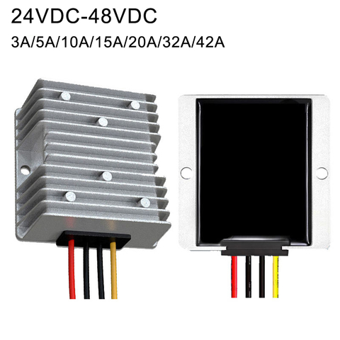 골프 자동차용 24VDC~48VDC 3A~42A 비절연 방수 스텝업 DC-DC 컨버터