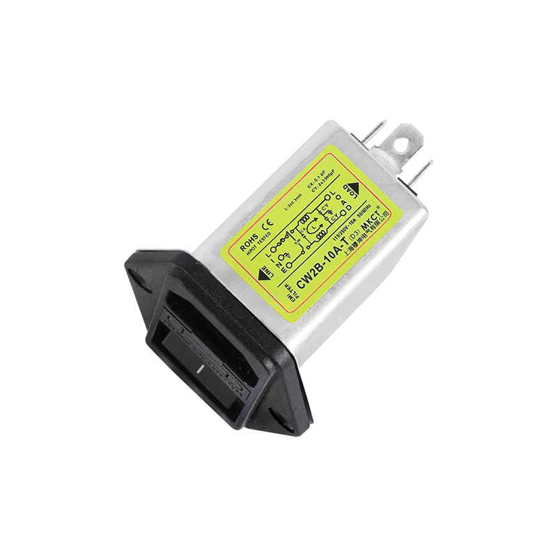 옵션 퓨즈 및 스위치가 포함된 IEC 입구 CW2B-1A/3A/6A/10A-T EMI 전력 필터 