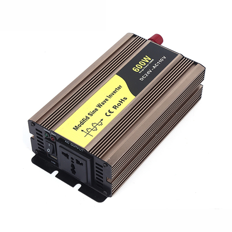 600W DC12V/24V/48V ~ 110VAC/220VAC 수정 사인파 인버터