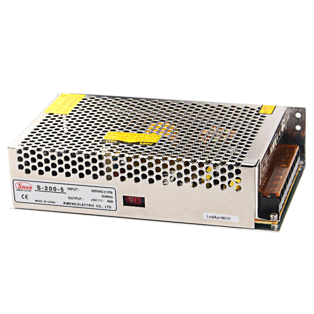 S-200 200W 전문 스위칭 전원 공급 장치(금속 케이스 포함)