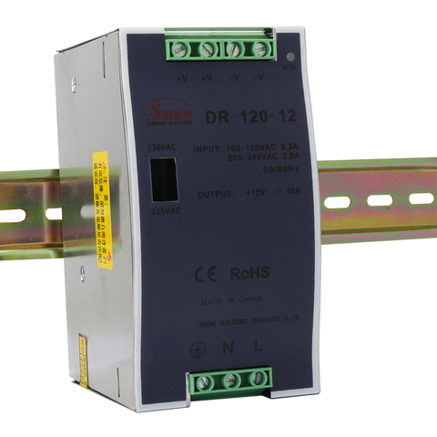 DR-120-24 120W 24VDC 5A AC-DC 딘 레일 산업용 전원 공급 장치