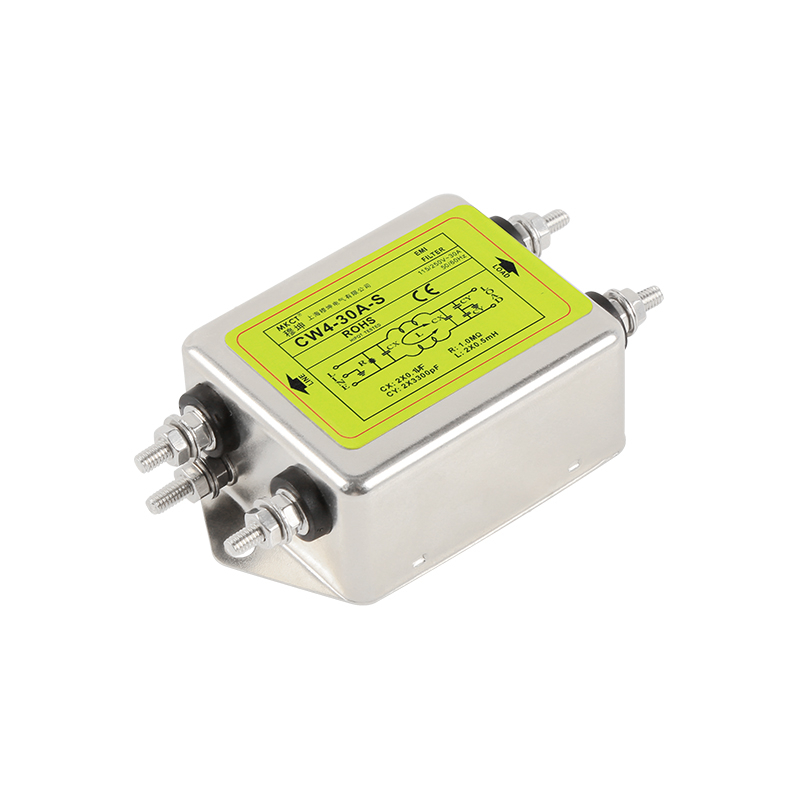 볼트 연결 단상 AC 220V EMI 정화 CW4-3A/6A/10A/20A/30A/40A-S 전력 필터