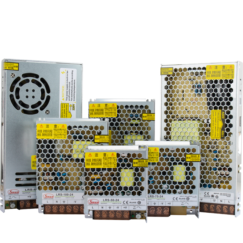 LRS 시리즈 35W~600W 얇은 폐쇄형 스위칭 전원 공급 장치 