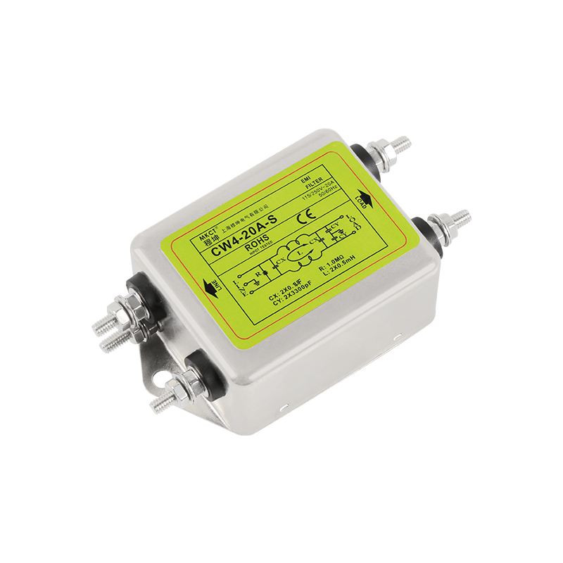 볼트 연결 단상 AC 220V EMI 정화 CW4-3A/6A/10A/20A/30A/40A-S 전력 필터