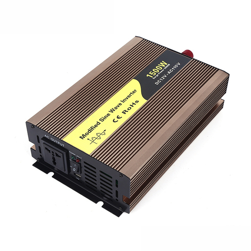 1500W DC12V/24V/48V ~ 110VAC/220VAC 수정된 자동차 USB 인버터