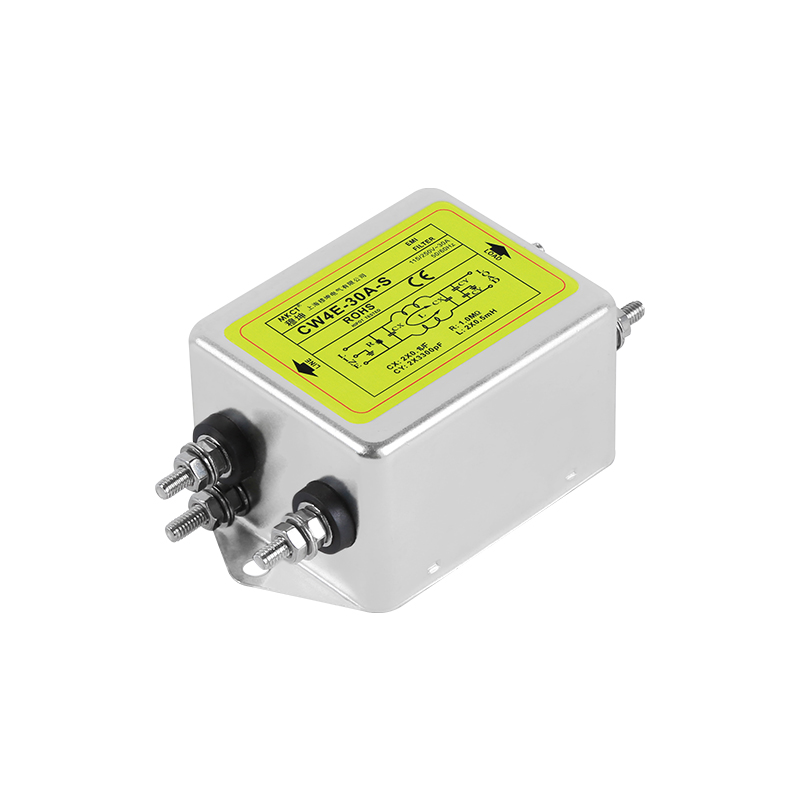 볼트 연결 단상 AC 220V EMI 정화 CW4-3A/6A/10A/20A/30A/40A-S 전력 필터